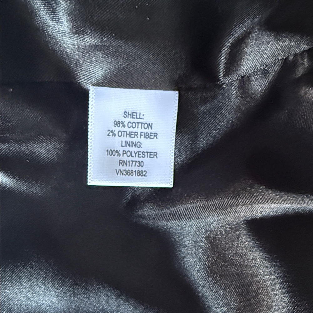 Vintage Look Mossimo Cropped Black Jacket size M - Picture 9 of 12